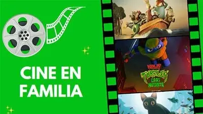 Cartel de 'Cine en familia'.
