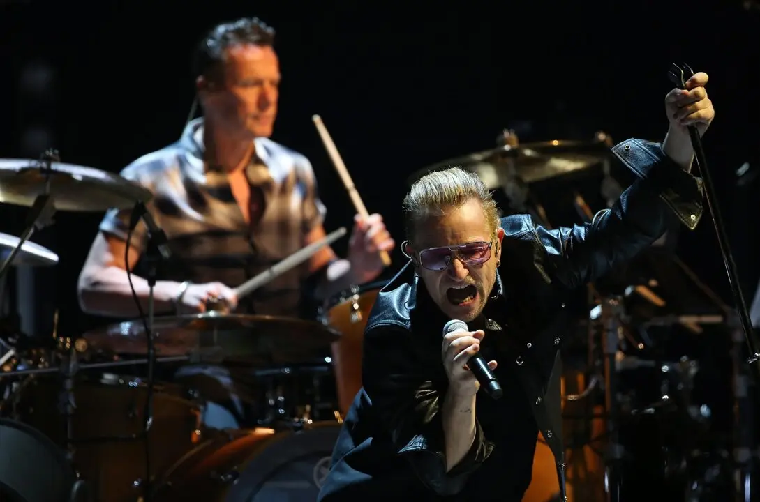 Concierto de Bono. Imagen de archivo.