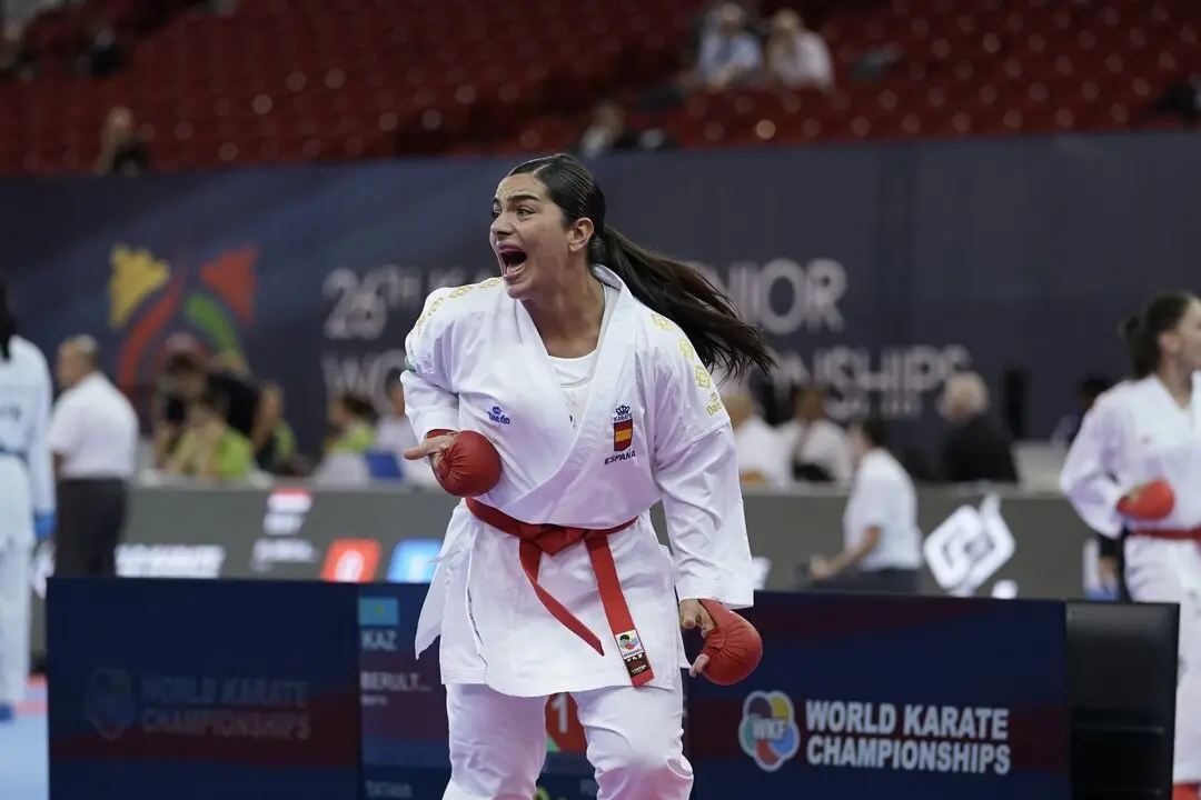 Mar&iacute;a Torres, n&uacute;mero 1 del r&aacute;nking mundial de kumit&eacute;, en el Campeonato del Mundo. Imagen de archivo.