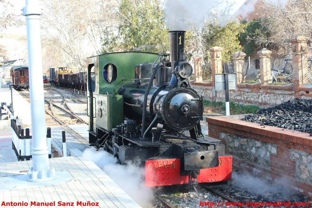 Tren de Arganda. Imagen cedida por la Asociaci&oacute;n. Imagen de Antonio Manuel Sanz Mu&ntilde;oz.