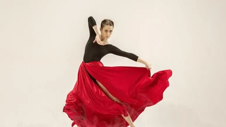 Bailarina. Imagen de archivo.