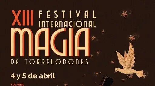 Cartel del XIII Festival Internacional de Magia, en Torrelodones.