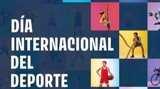 Cartel D&iacute;a Internacional del deporte.