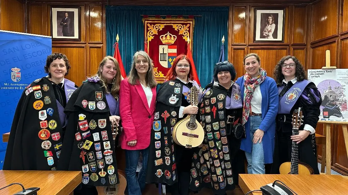 Certamen Tunas. Imagen del Ayuntamiento de San Lorenzo de El Escorial.