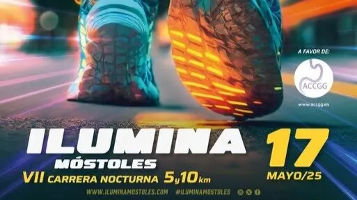 Cartel de 'Ilumina M&oacute;stoles'.