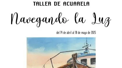 Cartel de la exposici&oacute;n 'Navegando la luz'.