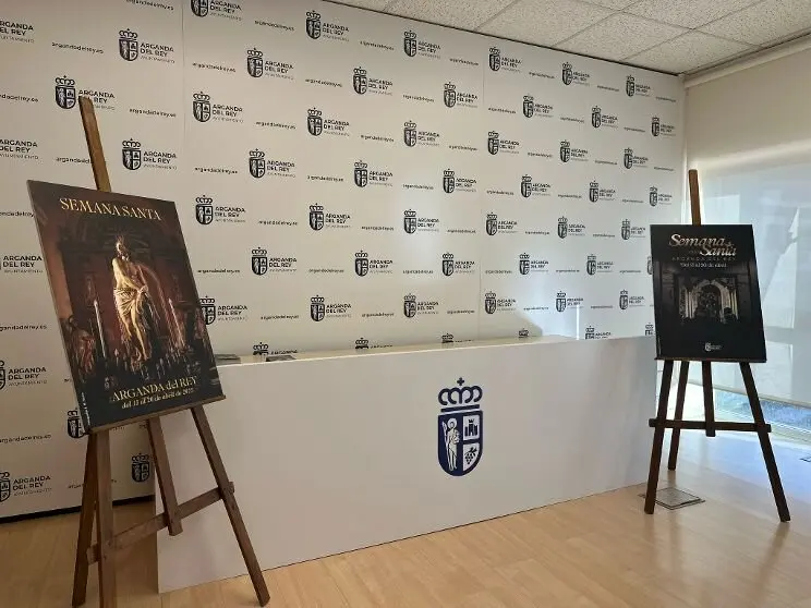 Carteles de Semana Santa. Imagen del Ayuntamiento de Arganda.