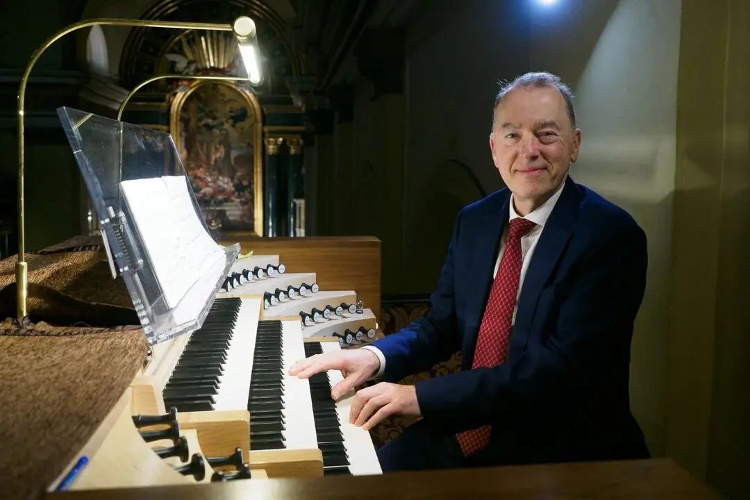 El prestigioso organista brit&aacute;nico Thomas Trotter.