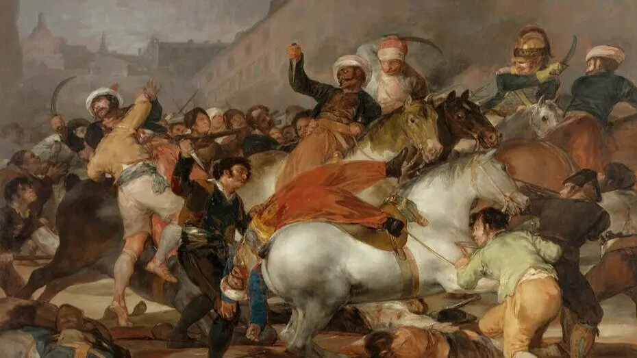 'El 2 de mayo de 1808 en Madrid' pintura de Francisco de Goya.