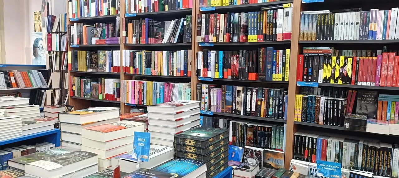 Interior de la Librer&iacute;a El Mirador (Colmenar Viejo).