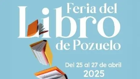 Cartel de la Feria del Libro de Pozuelo de Alarc&oacute;n 2025.