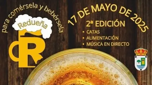 Cartel de la Segunda Edici&oacute;n de la feria gastron&oacute;mica de Redue&ntilde;a. Imagen del Ayuntamiento.