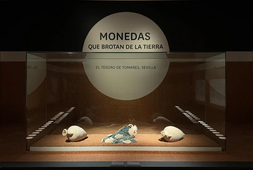 La exposici&oacute;n el Tesoro de Tomares. Imagen del Museo arqueol&oacute;gico nacional.