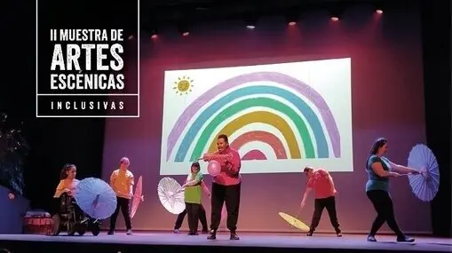 Cartel de la II Muestra de artes esc&eacute;nicas. Imagen del Ayuntamiento de Collado de Villalba.