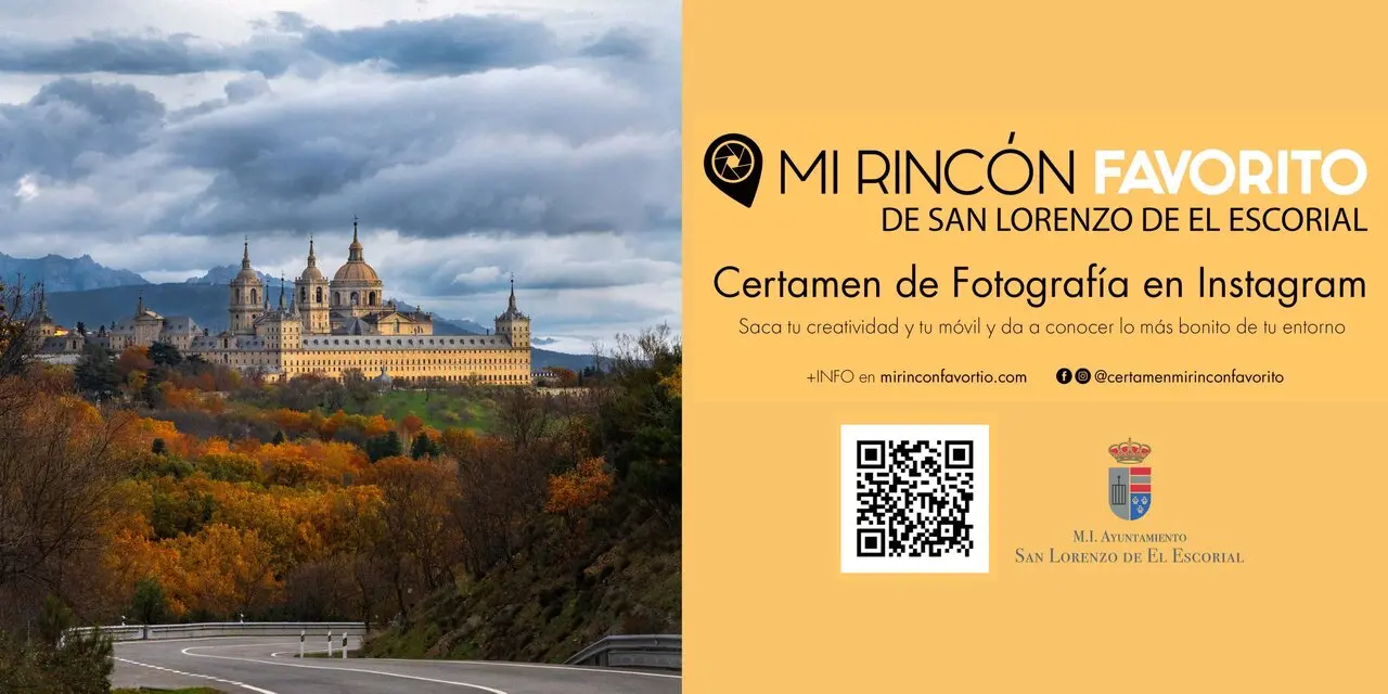 Cartel de 'Mi rinc&oacute;n favorito'. Imagen del Ayuntamiento de El Escorial.