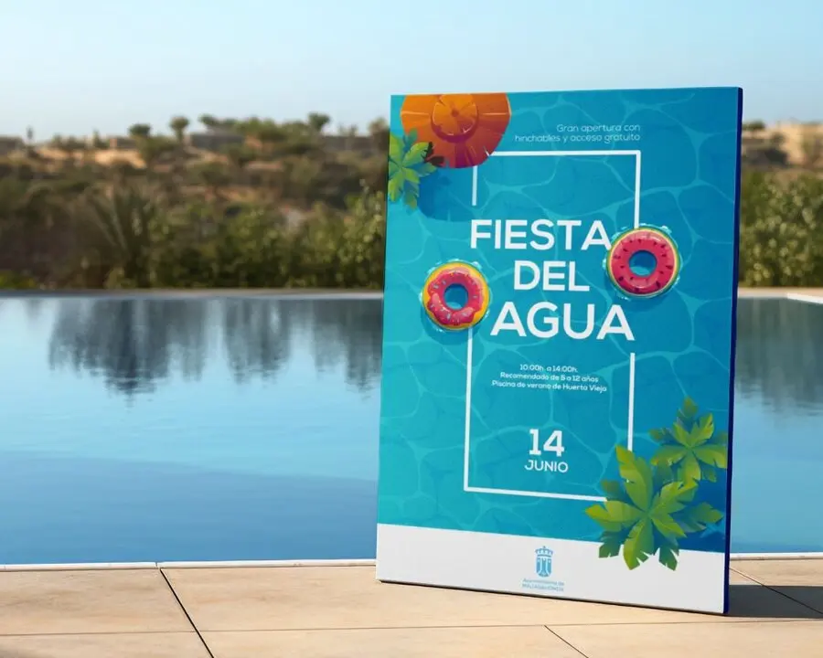 El cartel de la Fiesta del Agua 2025 de Majadahonda.