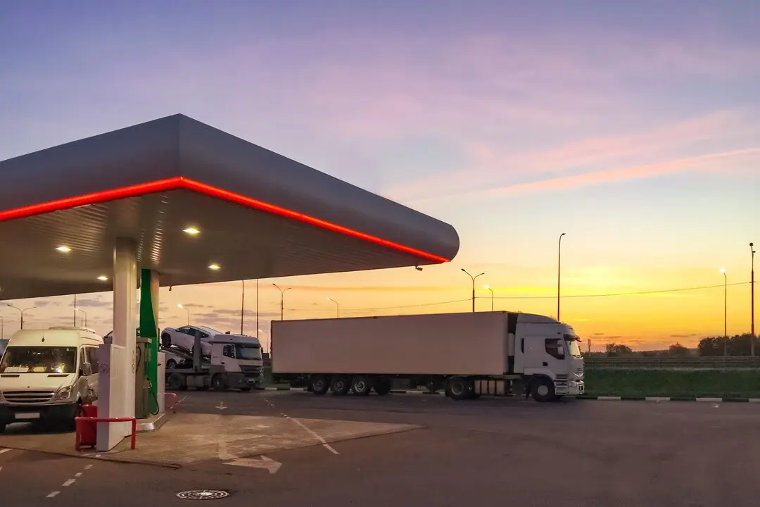 Una gasolinera en imagen de archivo.