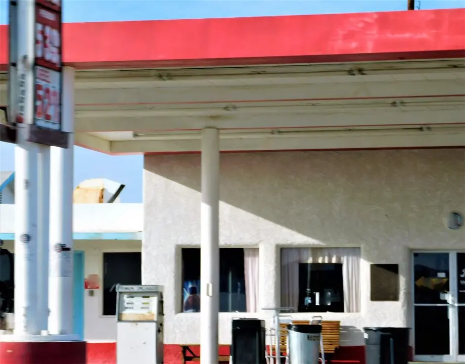 Una gasolinera en imagen de archivo.
