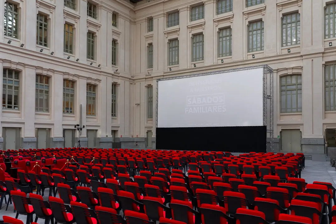 Cine de verano en Cibeles. Imagen del Ayuntamiento.