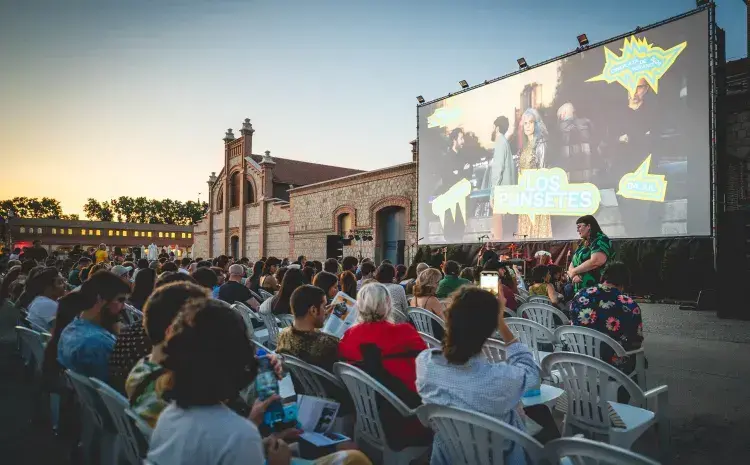 CinePlaza de Verano. Fuente: Matadero Madrid.