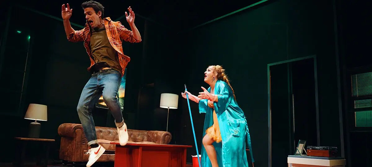 Un momento de 'Goteras'. Imagen del Teatro Bellas Artes.
