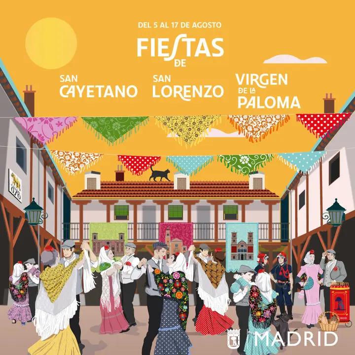 Cartel fiestas Centro 2025.