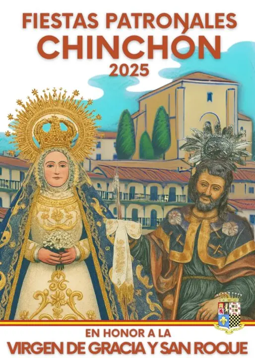Cartel de fiestas de Chinch&oacute;n. Imagen del consistorio.