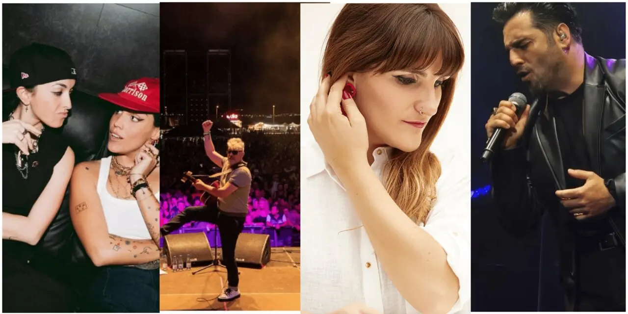 Algunos de los artistas que act&uacute;an en Pinto. Im&aacute;genes: IG.