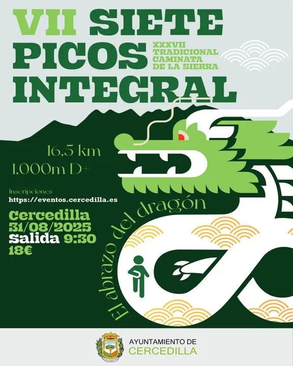 La VII Carrera Siete Picos Integral cerrar&aacute; el plazo de inscripciones el pr&oacute;ximo 22 de agosto. Ayuntamiento de Cercedilla.