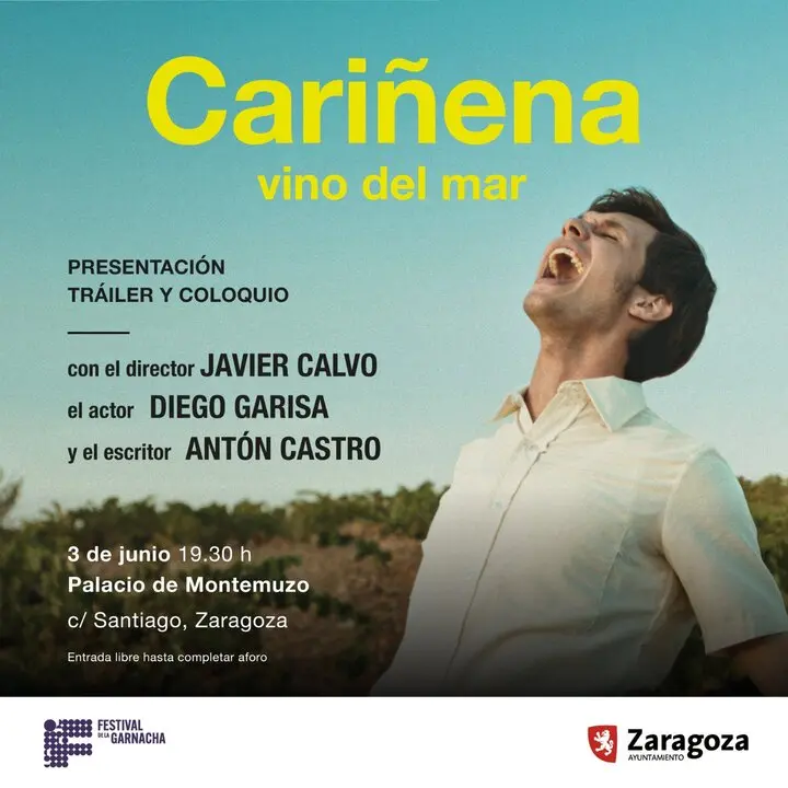 Cartel de 'Cari&ntilde;ena, vino del mar'.