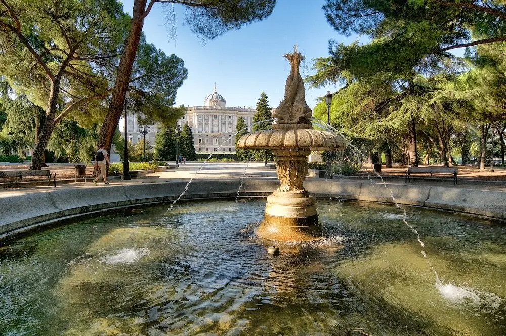 Los Jardines de Sabatini. Imagen de Turismo Madrid.