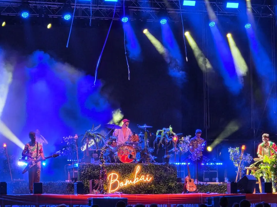 Concierto de Bombai en las fiestas. Imagen del Ayuntamiento de M&oacute;stoles.