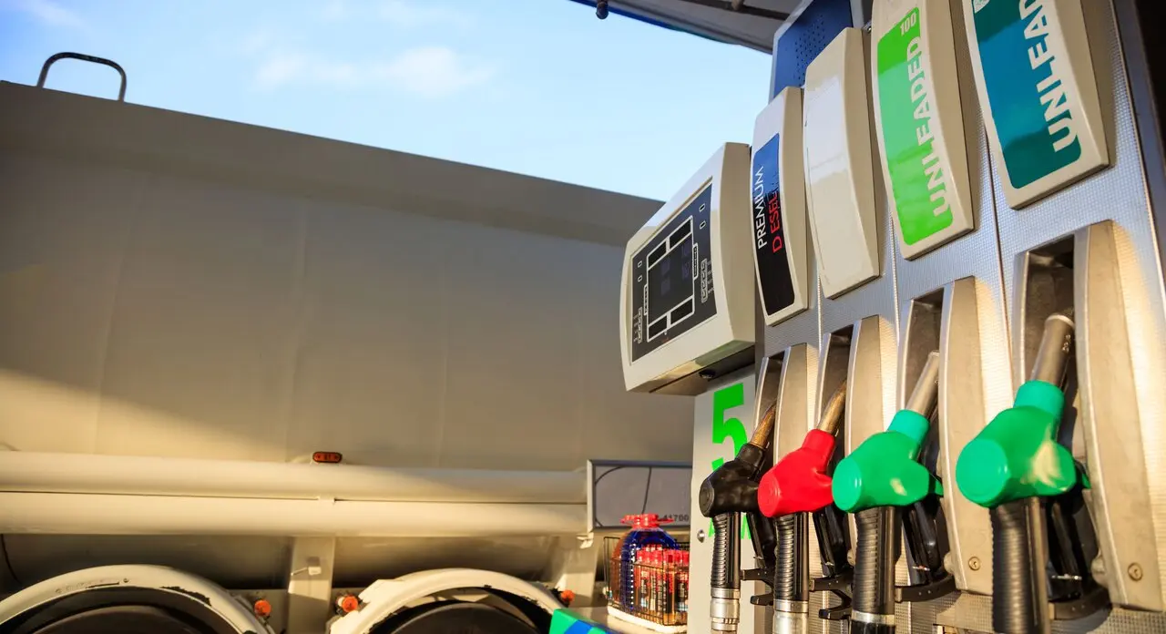 Una gasolinera en imagen de archivo.