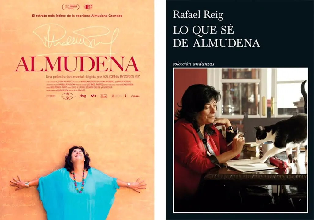 Montaje del documental y el libro que se presentan.