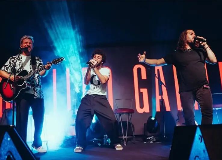 Funambulista en concierto. Imagen del IG del grupo musical.
