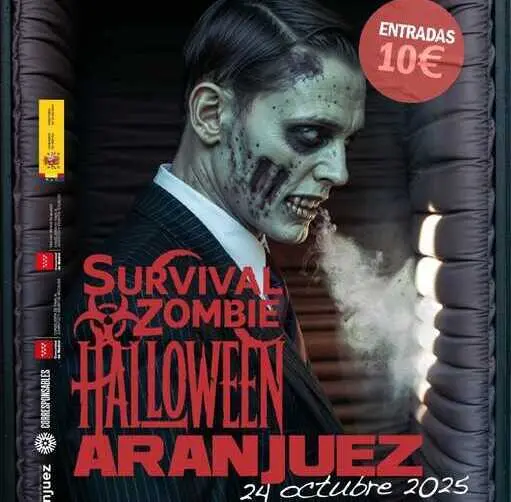 Cartel de Survival Zombie Aranjuez