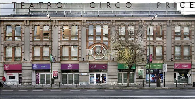 Fachada del Teatro Circo Price.