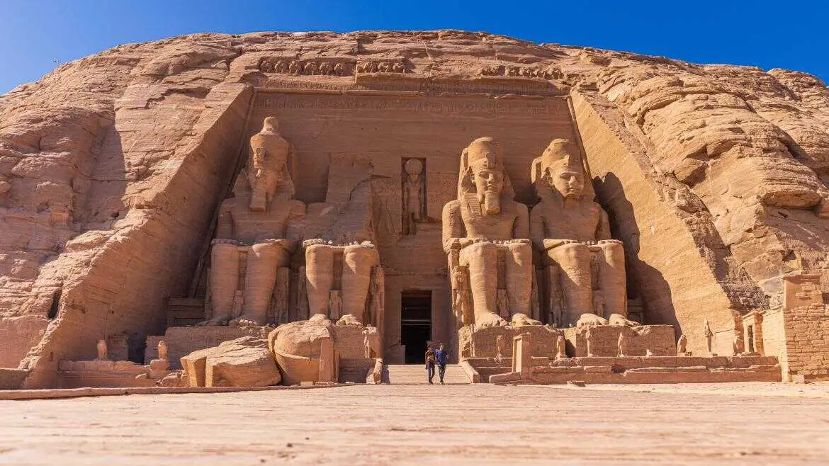 Templo de Abu Simbel, en el sur de Egipto