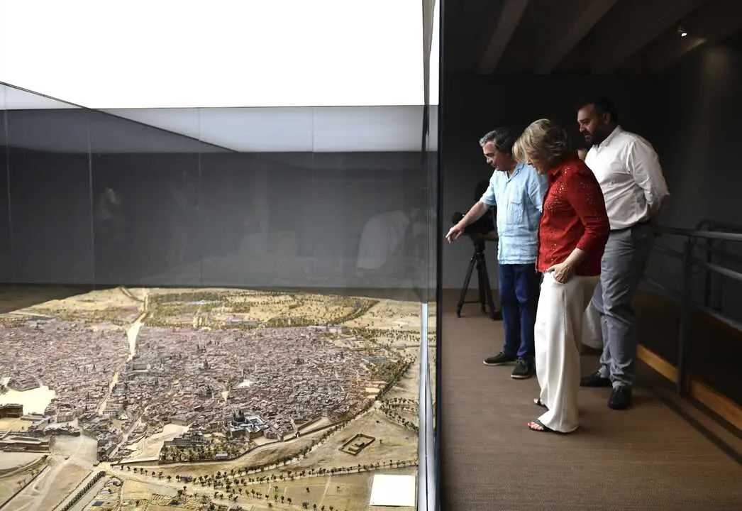 Maqueta de Le&oacute;n Gil de Palacio en el Museo de Historia. Imagen del Ayuntamiento de Madrid.
