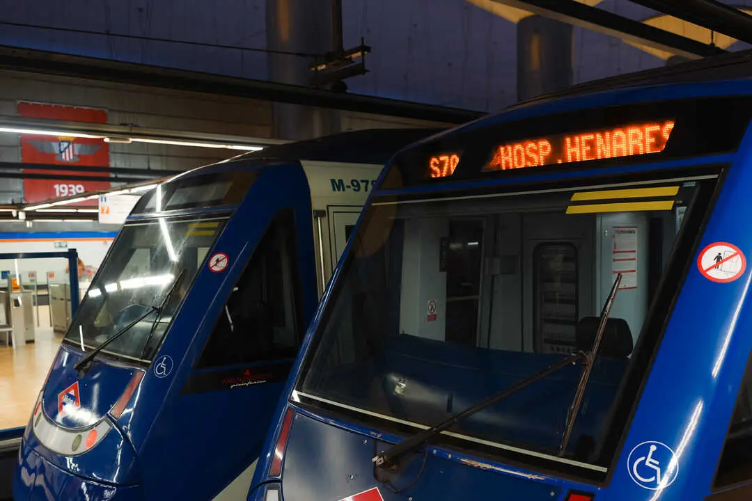 Trenes del Metro de Madrid. Imagen de la Comunidad de Madrid.
