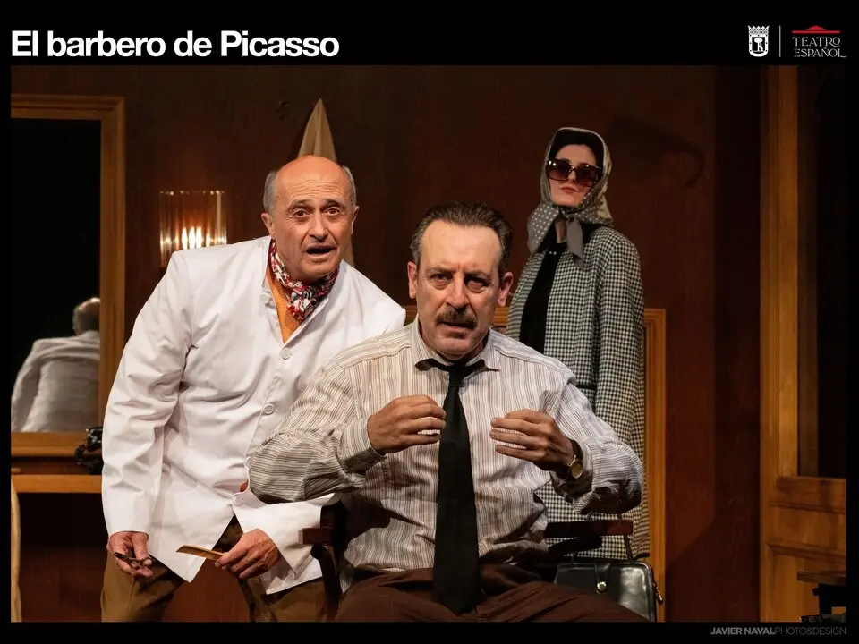 La obra 'El barbero de Picasso'. Imagen del Teatro Espa&ntilde;ol.
