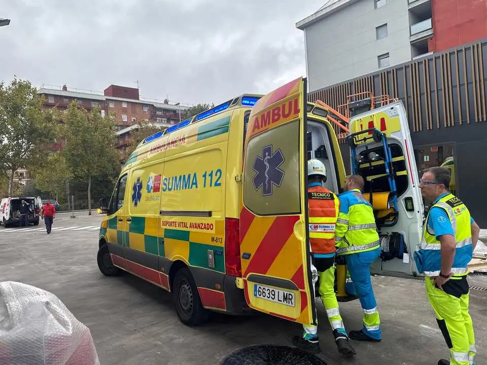 Una ambulancia del Summa 112. Imagen de archivo.