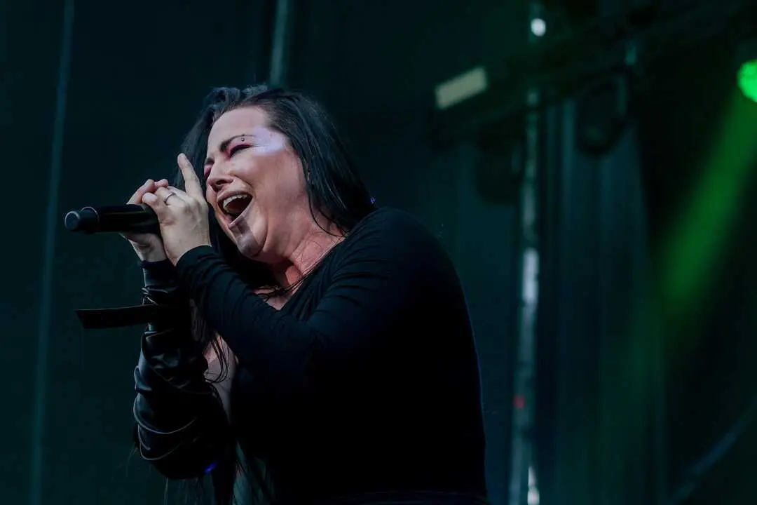 La banda Evanescence durante su concierto en el Festival ALMA Occident Madrid, en el Parque Enrique Tierno Galv&aacute;n, a 14 de junio de 2024, en Madrid (Espa&ntilde;a). Imagen de EP.
