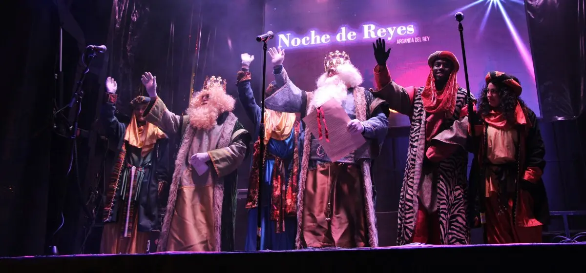 Los Reyes Magos regresan a Arganda del Rey. Imagen del Ayuntamiento de Arganda.