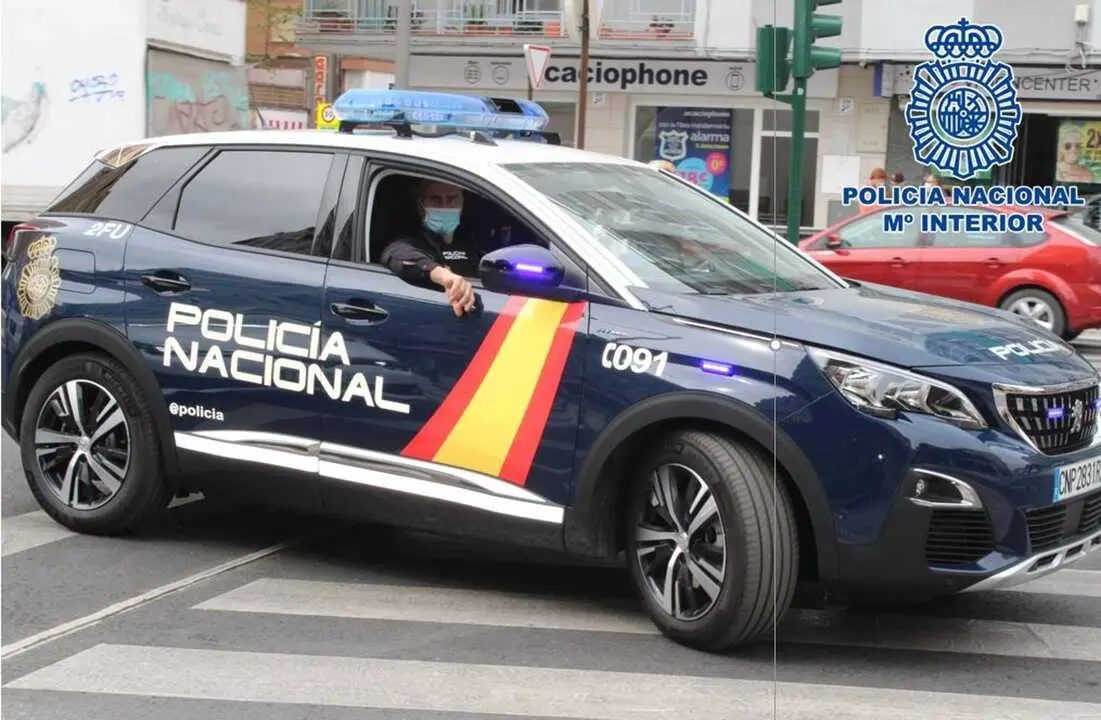 Coche patrulla de la Polic&iacute;a Nacional en imagen de archivo.