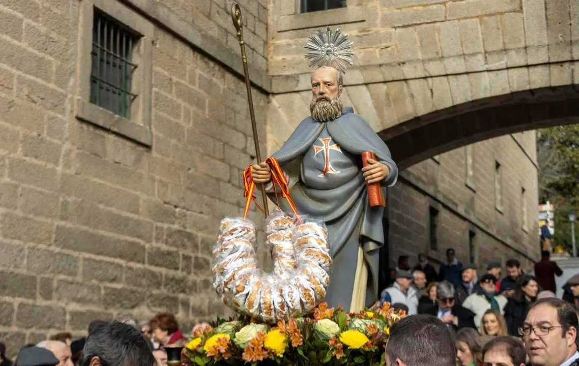 Festividad de San Ant&oacute;n en San Lorenzo de El Escorial.
