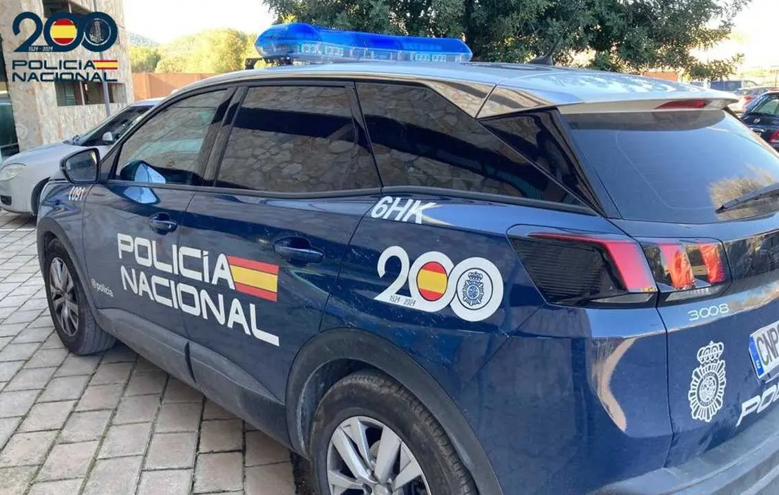Coche de la Polic&iacute;a Nacional. Imagen de EP.