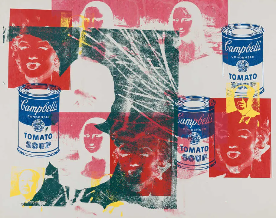 Andy Warhol. Multicolored Retrospective (Reversal Series),1979.