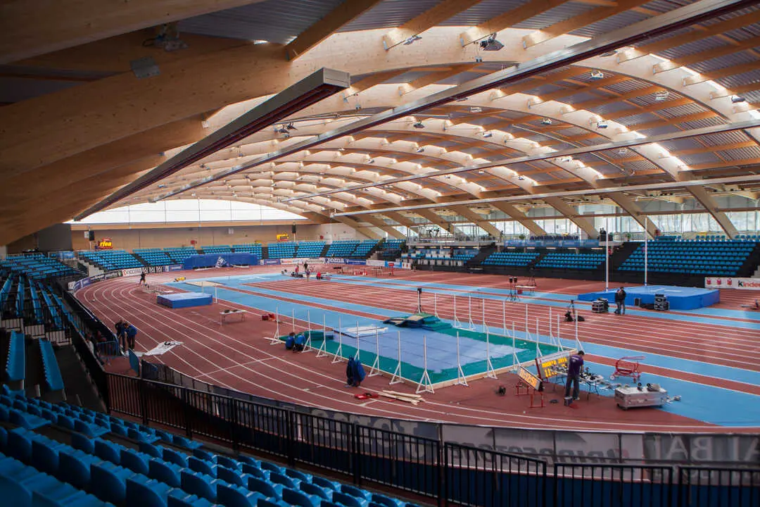 Polideportivo Gallur. Imagen del Ayuntamiento de Madrid.