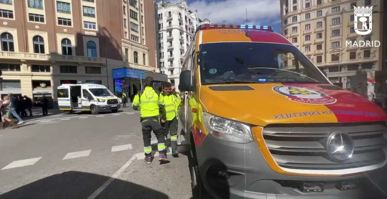 Ambulancias de Samur en imagen de archivo de EP.